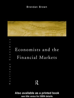 cover image of Economists and the Financial Markets
